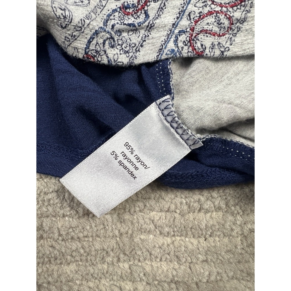 Maurices Top Womens XL Gray Blue Sleeveless Rayon‎ Blend Casual - Picture 10 of 12
